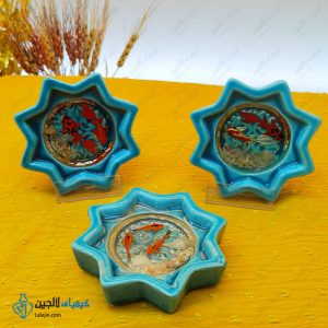 حوض ماهی و صدف رزین (دکوری)