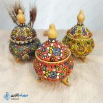 قندان 3 پایه میناکاری